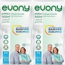 Evony Hasta Bezi Yetişkin Emici Külot M-orta 60 Adet 2pk 30