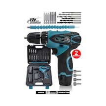 Assur ASR058-02-02-03 12V Çift Akü Şarjlı Matkap Akülü Vidalama - 2426