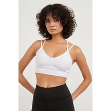 Sırt Çapraz Askılı Crop Bluz - S504566 Beyaz