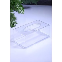 Clear Peçete Organizeri Şeffaf Z Peçetelik Akrilik Peçetelik Şeffaf 21 X 19 -