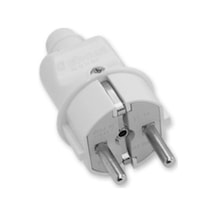 Topraklı Erkek Fiş. Uzatma Için Fiş 16A. 250V Uyumlu Priz Başlığı N11.310