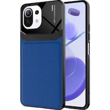 Xiaomi Mi 11 Lite Kılıf Zore Emiks Kapak Lacivert
