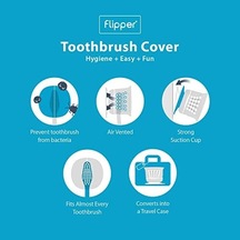 Flipper Hijyenik Diş Fırçası Kabı - Köpek