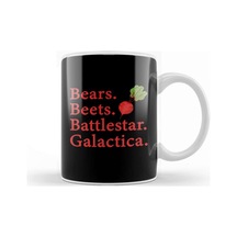 Bears Beets Battlestar Galactica The Office Kupa Bardak Porselen Karışık
