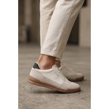 Lufian 111230296 Milo Erkek Hakiki Deri Klasik Sneaker Beyaz