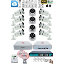 Ip Güvenlik Kamera Seti - 4 İç Mekan , 8 Dış Mekan Kdj-4ın8out-v3 Ip Güvenlik Kamera Seti - 4 İç Mekan , 8 Dış Mekan Kdj-4ın8out-v3