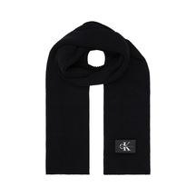 Calvin Klein Monologo Rubber Patc Kadın Siyah Atkı