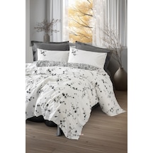 Cotton Box Dual Tek Kişilik Nevresim Takımı Elaria Antrasit Renkli