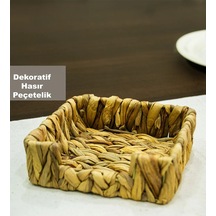 Yunusoğlu Home Hasır Peçetelik 18x18 Cm