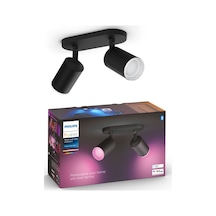 Philips Hue WCA Fugato Akıllı Led Spot Lamba 2x5.7W (Siyah)