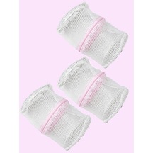 Pembe Beyaz Iç Çamaşırı Ve Sütyen Yıkama Filesi 3'lü Pembe