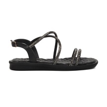 Siyah Kadın Düz Sandalet 335175 Z Siyah