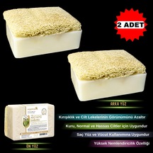 Organicsun Doğal Kabak Lifli Keçi Sütü Sabunu 2 x 120 G