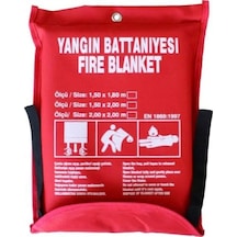 Özel Kumaşlı Yangın Battaniyesi Ebat 150 X 180 X 5 Adet