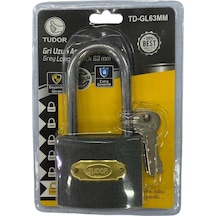 Mey İthalat Tudor 63 Mm Uzun Gri Asma Kilit