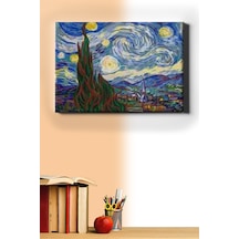Webstyle Sayılarla Boyama Seti Kasnaklı Yıldızlı Geceler 40 X 50 Cm
