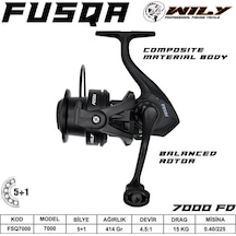 Wily Fusqa 7000 Olta Makinası 5+1 Bb
