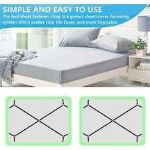 Flybuy Yatak Yatak Tutucular Tutucu Str Siyah-12 Klips-tutucu Klipsler Klipsle Kaymaz Kapak Gereçleri Ev Elemanları Elastik 8/12 47125189 Zg Çok Renkli