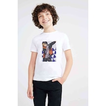 Tshirthane Anime Naruto Uzumaki Os Baskılı Unisex Çocuk Beyaz T-Shirt
