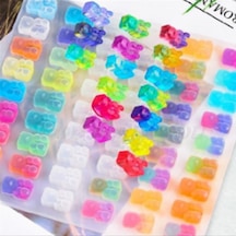 Çoklu Kolye ve Reçina Epoksi Kalıbı 50 Li Haribo Ayıcık Minik Boy