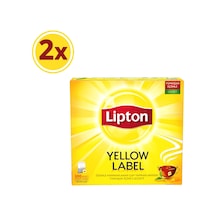 Lipton Yellow Label Siyah Süzen Bardak Poşet Çay 100'lü 2 x 320 G