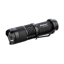 Watton Wt-146 Geçici Körlük Yapan Zoomlu Fener Mini Projektör N11.13184 Siyah