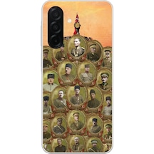 Samsung Galaxy A26 Uyumlu Atatürk Ve Kurtuluş Savaşı Komutanları Baskılı Silikon Kılıf Renkli