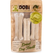 %100 Doğal Beyaz Pres Kemik Köpek Ödül Maması 3 Lü Katkısız Ve Diş Sağlığına Faydalı 13cm