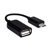 Micro Usb To Usb Çevirici Dönüştürücü Otg Klavye Mouse Flash Bağlantı Kablosu