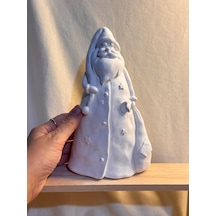 Çantalı Santa Noel Baba Biblo 20 Cm Seramik Dekoratif Figür