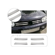 Volkswagen Golf 4 Uyumlu Krom Ön Panjur 4 Parça Paslanmaz Çelik