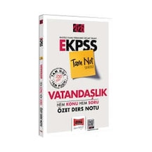 Yargı Yayınları 2026 E-kpss Tam Not Serisi Vatandaşlık Hem Konu Hem Soru Özet Ders Notu