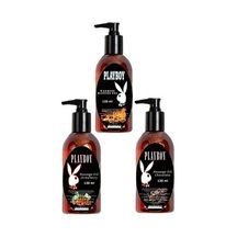 Playboy 3 Adet Playboy Çilek Aromalı Vücut Masaj Yağı