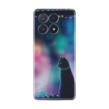 Poco X6 5g Kılıf Silikon Desen Özel Seri Window Cat 1787
