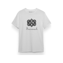 Outlander Sassenach Merch Beyaz Kısa Kol Erkek Tshirt 001