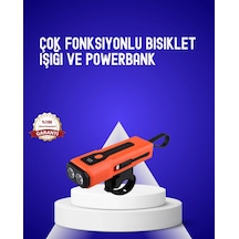 Hubrendy Tekno 600 Lümen Şarjlı Bisiklet Farı Cob Yan Çakar Acil Durum Diğer