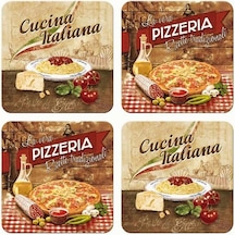 Nostalgic Art Italian Bardak Altlığı Set Çok Renkli