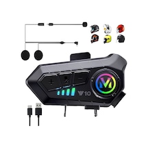 AbbRuch Y10 Bluetooth Intercım Motosiklet Kulaklığı