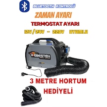 Webesten 12/24/220 Dizel Isıtıcı 3 Metre Hortum
