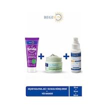 Begısun 3'lü Kişisel Bakım Seti - Diş Beyazlatma Jeli 50 Ml + Yüz Maskesi 100 Ml + Spf 50+ Güneş Kremi 50 Ml