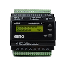 Gemo Ar1-a-24vdc ,24vdc 12d/8r Plc Cpu Modül