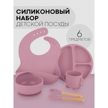Kartofan Bebek Beslenme Seti Silikon 177211178 Pembe