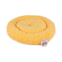 Pet Pretty Simit Yatak Peluş Sarı 55x55cm
