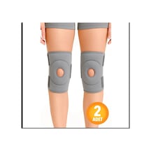 Quanzhou Menisküs İçin Medikal Dizlik Patella Ligament Destekli Termojelli Dizlik 1 Çift/gri