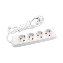 Viko Multi-let Dörtlü Priz Topraklı Kablolu Çocuk Korumalı 2 Metr