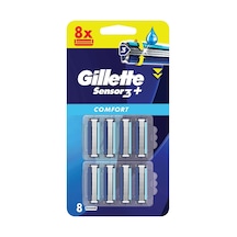 Gillette Sensor3 Plus Comfort 8'li Bıçak - 3 Adet Tarı