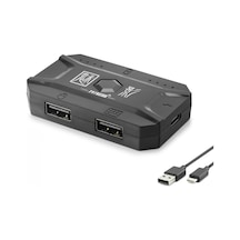 M1 Pro Mobil Oyun Klye Mouse Dönüştürücü Adaptör Bluetooth 5.0 Type-c Siyah