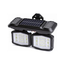 Panter Solar Hareket Sensörlü 72 Smd Beyaz Led Duvar Lambası 800 Lümen, 5w, Çift Başlıklı 120