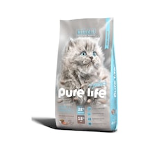 Pure Life Plus Somonlu Tavuklu Yavru Kedi Maması 12 KG Pure Life Plus Somonlu Tavuklu Yavru Kedi Maması 12 KG