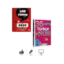8.sınıf Lgs Türkçe 36 Haftalık Ödev Föyleri + Deneme Sınavı Seti Bigelio + Yargı Ders Arkadaşım